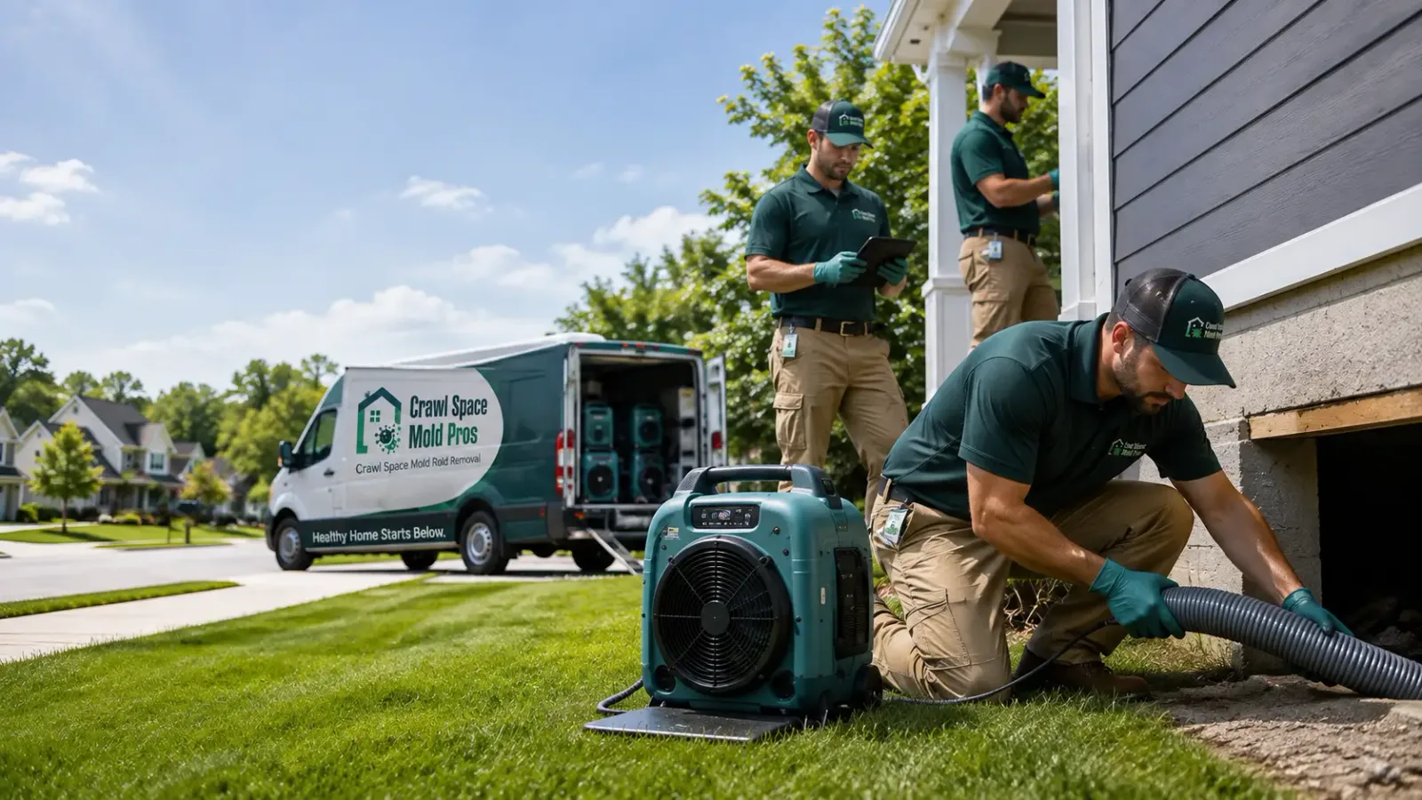 Crawl Space Mold Removal in Caldwell, OH